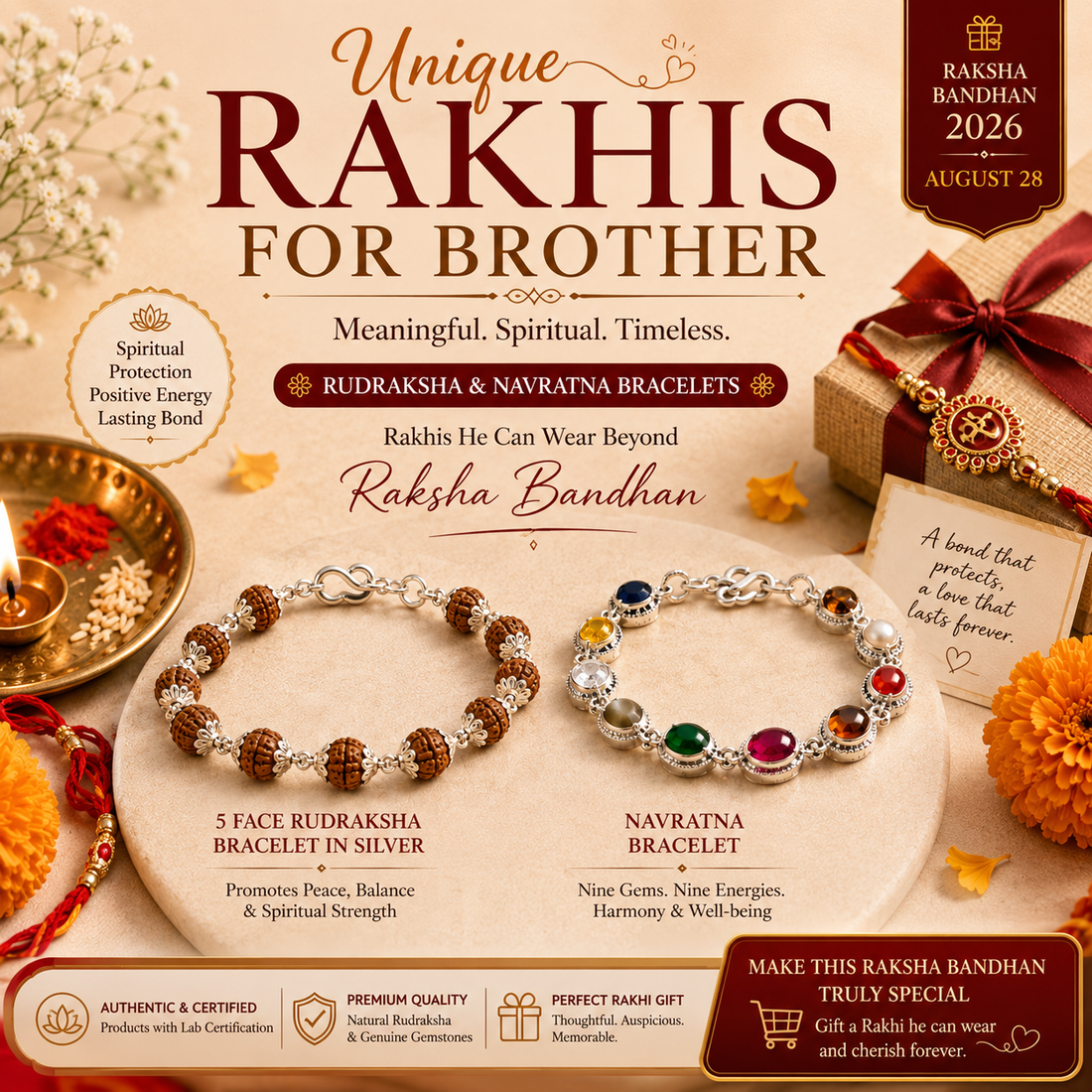 Unique Rakhis for Brother: Meaningful Rakhi Ideas He Can Wear Beyond Raksha Bandhan
