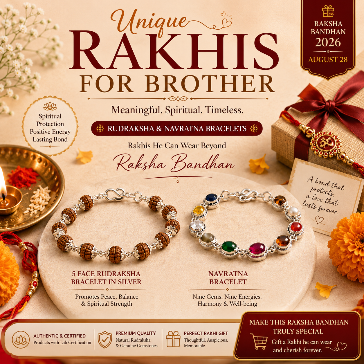 Unique Rakhis for Brother: Meaningful Rakhi Ideas He Can Wear Beyond Raksha Bandhan