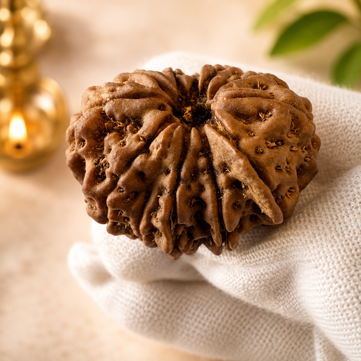 Antique 11 Mukhi Rudraksha (Nepal Origin-  32.64 MM | 8.52 Gms)