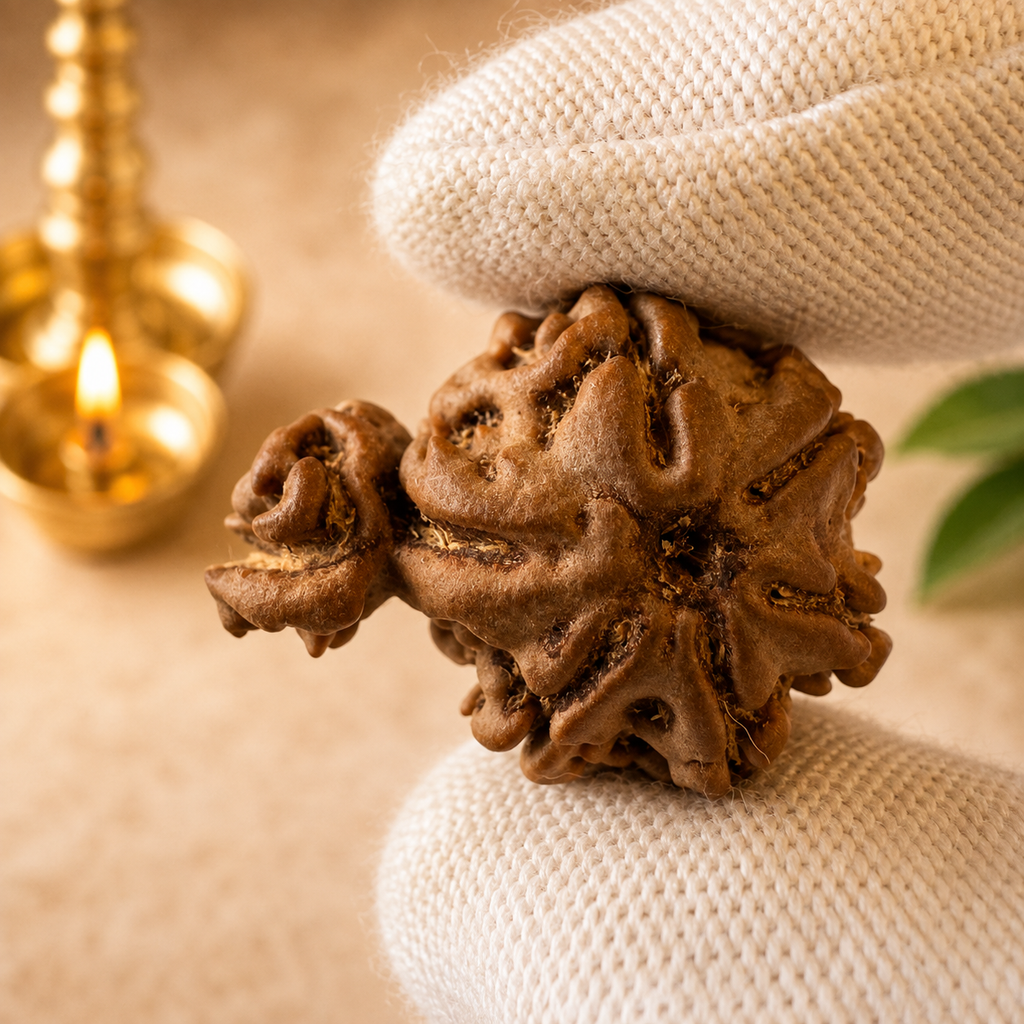 Antique 1 Mukhi Sawaar Rudraksha (Nepal Origin- 25.55 MM | 3.10 Gms) - Himalaya Rudraksha Anusandhan Kendra