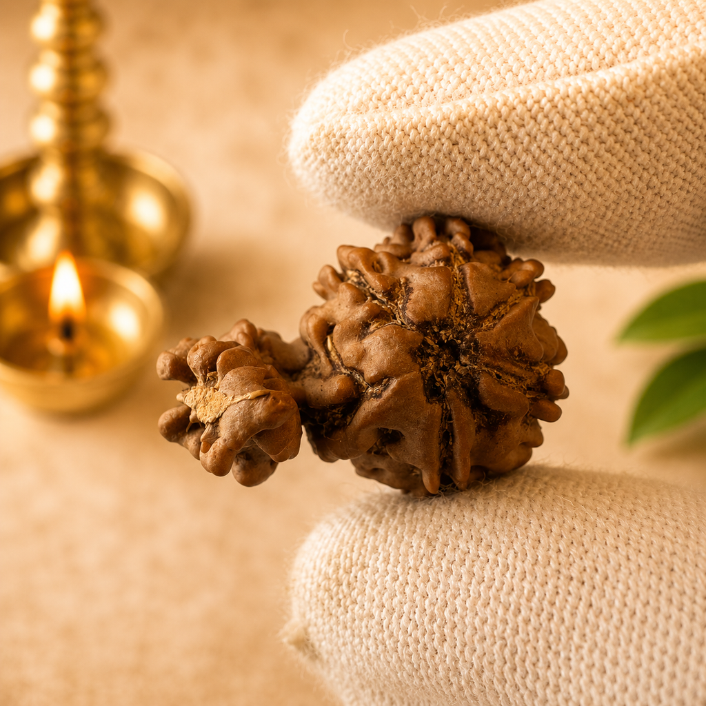 Antique 1 Mukhi Sawaar Rudraksha (Nepal Origin- 25.55 MM | 3.10 Gms) - Himalaya Rudraksha Anusandhan Kendra