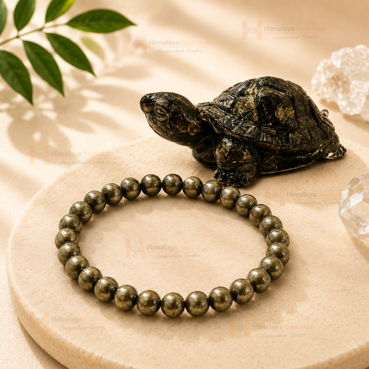 natural pyrite bracelet