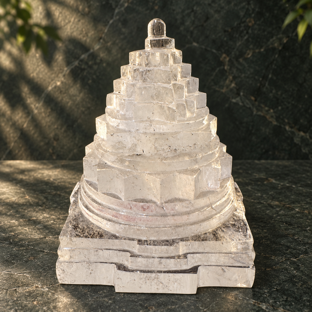 Sphatik Shreeyantra | 1.297 Kgs - Himalaya Rudraksha Anusandhan Kendra