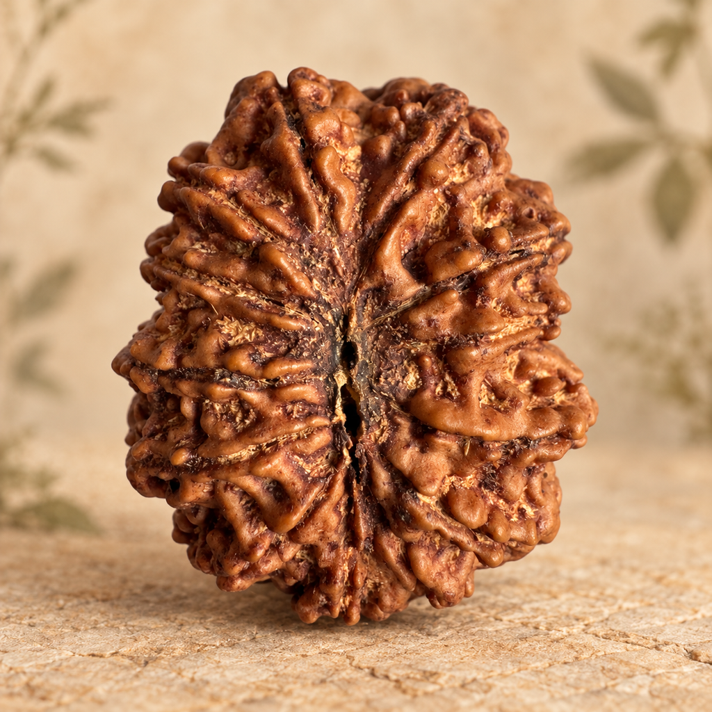 Antique 13 Mukhi Rudraksha with Internal 12 seeds |Nepal Origin - 30.55 MM | 6.30 Gms)
