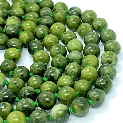 Agate (Hakik) Mala - Green - Himalaya Rudraksha Anusandhan Kendra