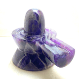 Amethyst Stone Shivling - 450 gm - Himalaya Rudraksha Anusandhan Kendra