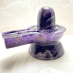 Amethyst Stone Shivling - 450 gm - Himalaya Rudraksha Anusandhan Kendra