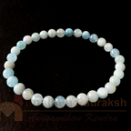 Aquamarine Stone Bracelet - Himalaya Rudraksha Anusandhan Kendra