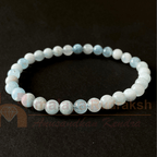 Aquamarine Stone Bracelet - Himalaya Rudraksha Anusandhan Kendra