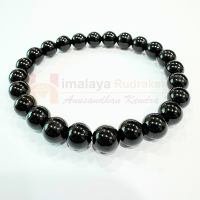 Black Obsidian Bracelet - Himalaya Rudraksha Anusandhan Kendra