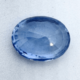 Blue Sapphire (Neelam - 7.45 cts) - Ceylonese - Himalaya Rudraksha Anusandhan Kendra