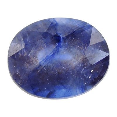 Blue Sapphire (Neelam - 7.90 cts) - Himalaya Rudraksha Anusandhan Kendra