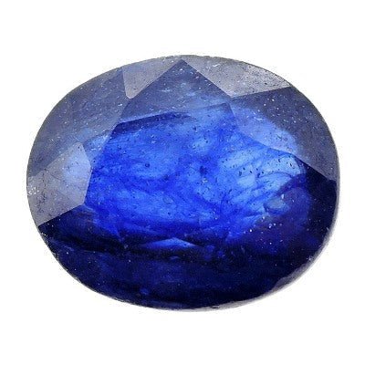 Blue Sapphire (Neelam - 7.90 cts) - Himalaya Rudraksha Anusandhan Kendra