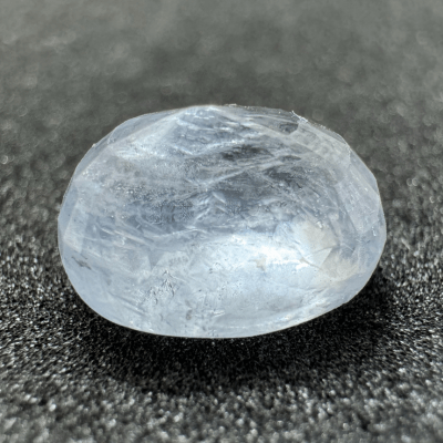 Blue Sapphire (Neelam - 8.05 cts) - Ceylonese - Himalaya Rudraksha Anusandhan Kendra