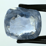 Blue Sapphire (Neelam - 9.00 cts) - Ceylonese - Himalaya Rudraksha Anusandhan Kendra