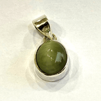 Catseye Silver Pendant - Himalaya Rudraksha Anusandhan Kendra