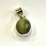 Catseye Silver Pendant - Himalaya Rudraksha Anusandhan Kendra