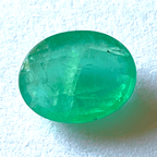 Emerald (Panna) - 4.05 cts (Oval Shape) - Himalaya Rudraksha Anusandhan Kendra