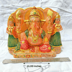 Ganesha with Ridhhi Sidhhi - 10.500 Kgs - Himalaya Rudraksha Anusandhan Kendra