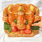 Ganesha with Ridhhi Sidhhi - 10.500 Kgs - Himalaya Rudraksha Anusandhan Kendra