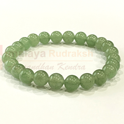 Green Aventurine Stone Bracelet - Himalaya Rudraksha Anusandhan Kendra