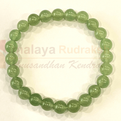 Green Aventurine Stone Bracelet - Himalaya Rudraksha Anusandhan Kendra