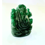 Green Jade Ganesha - (10.0 gms) - Himalaya Rudraksha Anusandhan Kendra