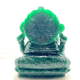 Green Jade Ganesha - (657 Grams) - Himalaya Rudraksha Anusandhan Kendra