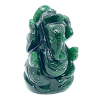 Green Jade Ganesha - (80 gm) - Himalaya Rudraksha Anusandhan Kendra