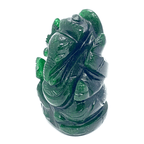 Green Jade Ganesha - (80 gm) - Himalaya Rudraksha Anusandhan Kendra