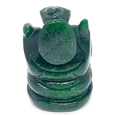Green Jade Ganesha - (80 gm) - Himalaya Rudraksha Anusandhan Kendra
