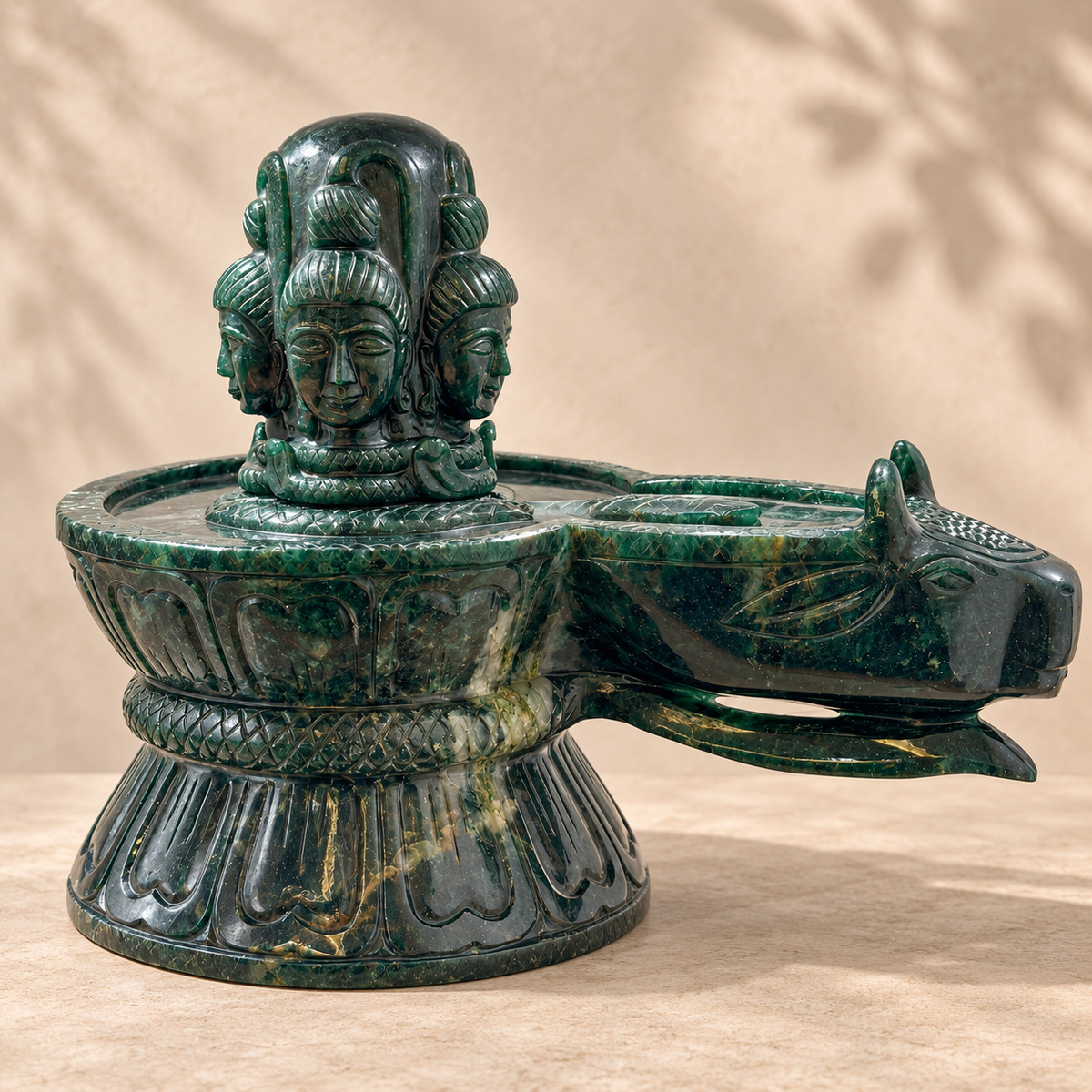 green jade shivling