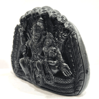Lakshmi Narsima Carved Shaligram - 640 grams - Himalaya Rudraksha Anusandhan Kendra