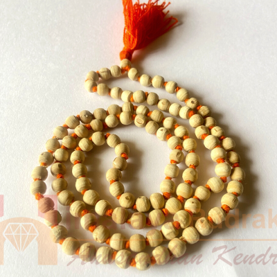 108 Beads Tulsi Japa Mala and Rudraksha Mala for Chanting and