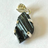 tourmaline silver pendant