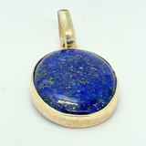 lapis lazuli silver pendant