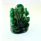 Green Jade Ganesha- (10.0 gms)