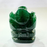 Green Jade Ganesha- (10.0 gms)