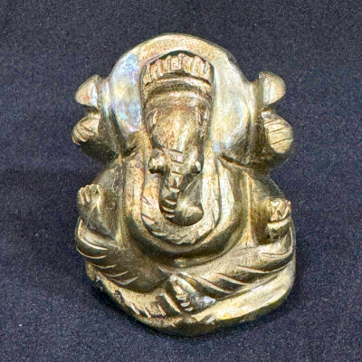 Pyrite Ganesha - (120 gm) Apx