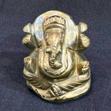 Pyrite Ganesha - (120 gm) Apx