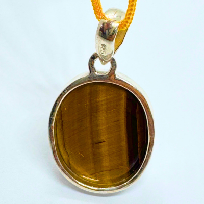 tiger silver pendant