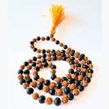 Divya Rudraksha Karungali  Mala - Himalaya Rudraksha Anusandhan Kendra