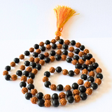 Divya Rudraksha Karungali  Mala - Himalaya Rudraksha Anusandhan Kendra