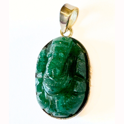 green jade ganesha
