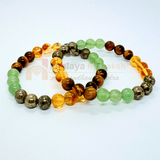 Money Magnet Bracelet (2 Pcs) - Himalaya Rudraksha Anusandhan Kendra