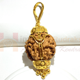 Natural 1 Mukhi Rudraksha In pure Gold (Nepal Origin - 5.20 Gms) - Himalaya Rudraksha Anusandhan Kendra