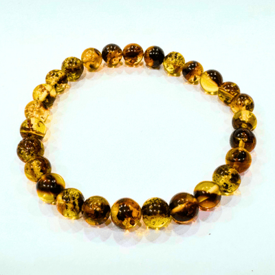 Natural Amber Bracelet - Himalaya Rudraksha Anusandhan Kendra