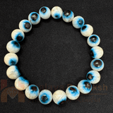 Natural Evil Eye Stone Bracelet - Himalaya Rudraksha Anusandhan Kendra