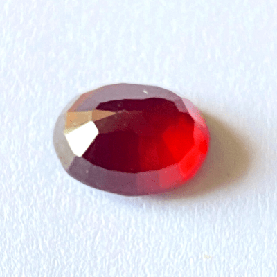 Natural Gomedha (Garnet) - 4.80 Cts - Himalaya Rudraksha Anusandhan Kendra