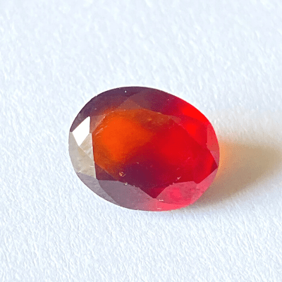 Natural Gomedha (Garnet) - 5.95 Cts - Himalaya Rudraksha Anusandhan Kendra